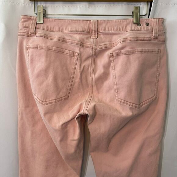 CAbI Curvy Skinny Ankle Jeans in Nectar Pink Women's Size 12 Style #224 - Picture 4 of 8